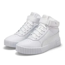 Puma Carina 2.0 Mid Girls White/Silver