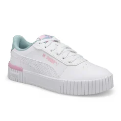 Puma Carina 2.0 Tropical Jr Girls White/Turquoise/Grape New