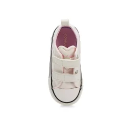 Converse Chuck Taylor All Star Baby and Toddlers Vintage White/New Found Bloom/Black