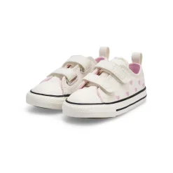 Converse Chuck Taylor All Star Baby and Toddlers Vintage White/New Found Bloom/Black