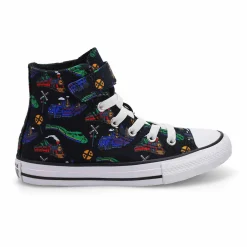 Converse Chuck Taylor All Star Classic 1V Hi Kids Black/Multi Sale