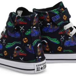 Converse Chuck Taylor All Star Classic 1V Hi Kids Black/Multi Sale
