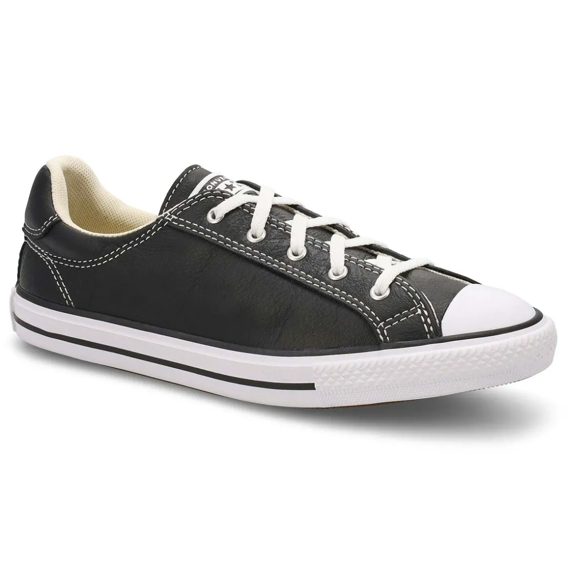 Converse Chuck Taylor All Star Dainty Lucky Leather Women Black/White/Black New