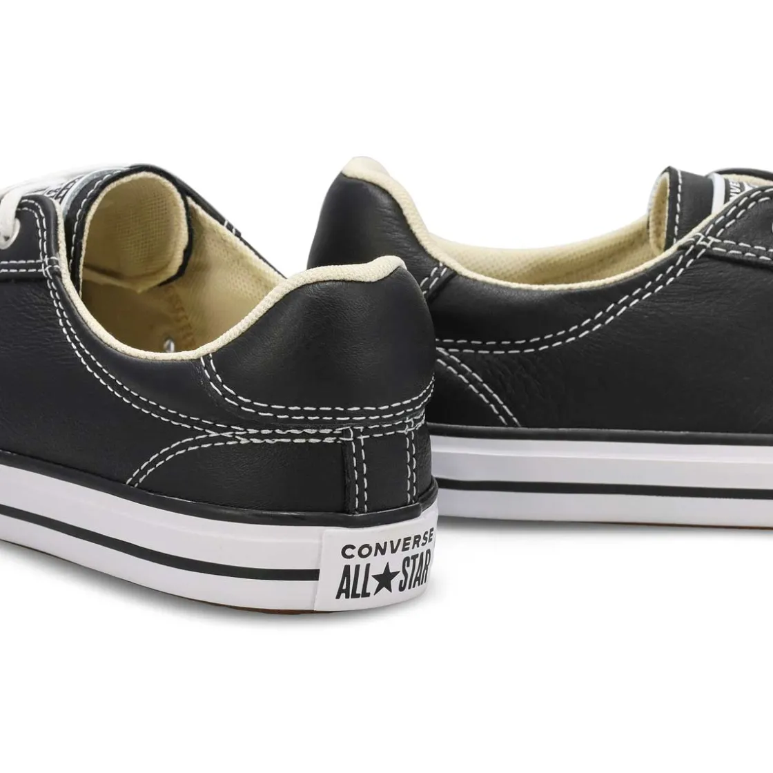 Converse Chuck Taylor All Star Dainty Lucky Leather Women Black/White/Black New