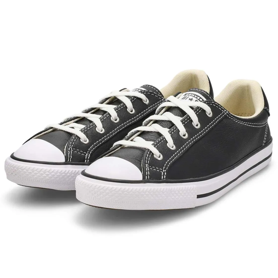 Converse Chuck Taylor All Star Dainty Lucky Leather Women Black/White/Black New