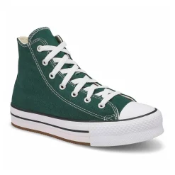 Converse Chuck Taylor All Star Eva Lift Kids Green Envy/White/Natural Ivory Best