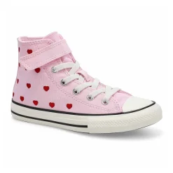 Converse Chuck Taylor All Star Hearts And Roses Girls New