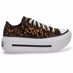 Converse Chuck Taylor All Star Leopard-Double Stack Ox Women Incensed/Black/White