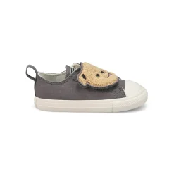 Converse Chuck Taylor All Star Sherpa Bear Easy-On Baby and Toddlers Sharkskin/Warm Quarry/Egret New