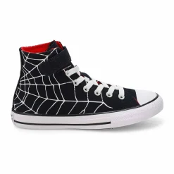 Converse Chuck Taylor All Star Spiderweb Baby and Toddlers Black/White/Red Best