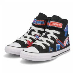 Converse Chuck Taylor All Star 1V Sticker Stash Boys Black/Fever/Blue Discount