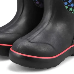 Bogs Classic II Rainbow Stars Girls Black/Multi