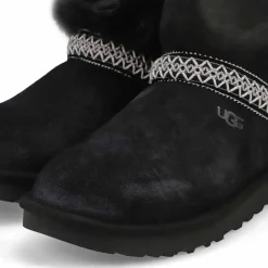 UGG Classic Mini Crescent Women Black Hot