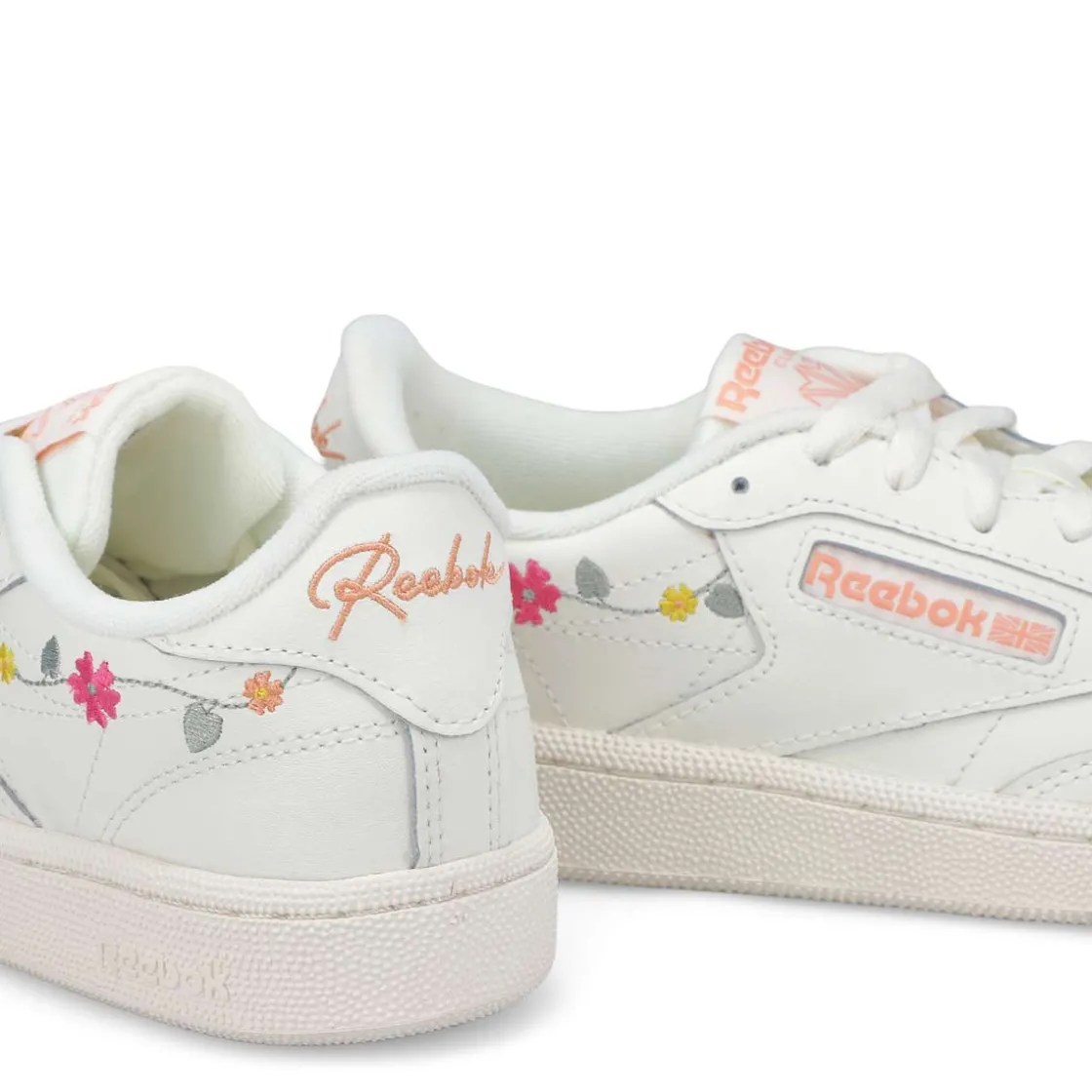 Reebok Club C 85 Vintage Daisies Women Chalk Hot