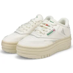 Reebok Club C Extra Co Women Chalk/Chalk/Glengreen Discount