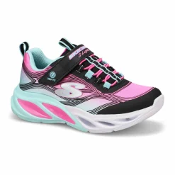 Skechers Cosmic Glow Girls Black/Multi Hot