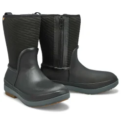 Bogs Crandall II Mid Zip Women Black