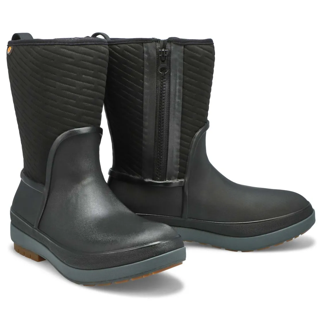 Bogs Crandall II Mid Zip Women Black