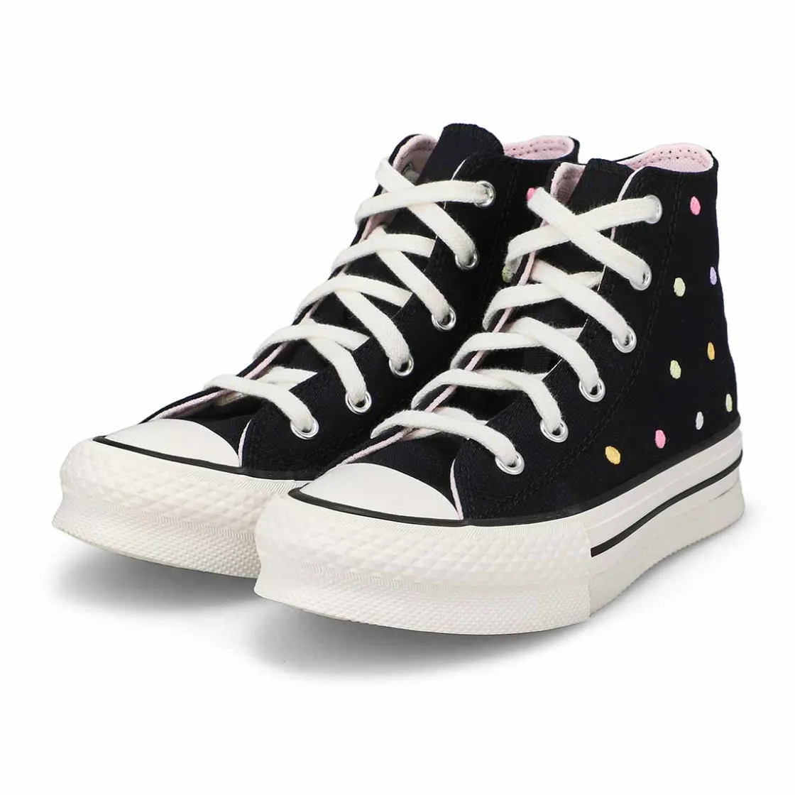 Converse CTAS Eva Lift - Spring Refresh : Floral Girls Black/Vintage White/Egret Hot