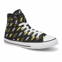 Converse CTAS 1V - Bolts Kids Black/Golden Wren/Ghost Town New