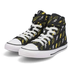 Converse CTAS 1V - Bolts Kids Black/Golden Wren/Ghost Town New
