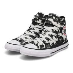 Converse CTAS 2V Dinocons Kids Black/White/Black Clearance
