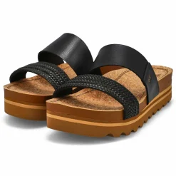 Reef Cushion Vista Hi Women Black Braid Best