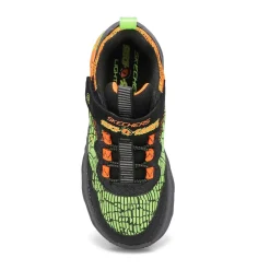 Skechers Dino-Lights Boys Black/Orange Clearance