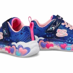 Skechers Eternal Heart Lights Girls New