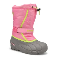 Sorel Flurry Girls Pink Hot
