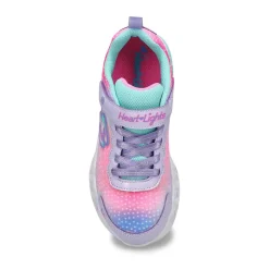 Skechers Flutter Heart Lights - Simply Love Girls Lavender/Multi Online