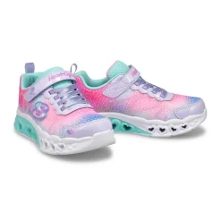 Skechers Flutter Heart Lights - Simply Love Girls Lavender/Multi Online