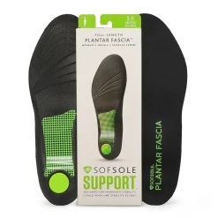 Sof Sole Full Length Plantar Fascia Insole Women Black Hot
