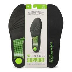 Sof Sole Full Length Plantar Fascia Insole Women Black Hot