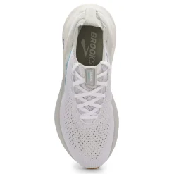 Brooks Glycerin Stealthfit 22 Men White/Oyster/Blue Sale