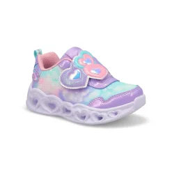 Skechers Heart Lights Baby and Toddlers Lavender/Light Pink New