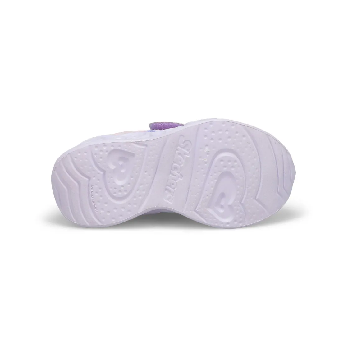 Skechers Heart Lights Baby and Toddlers Lavender/Light Pink New