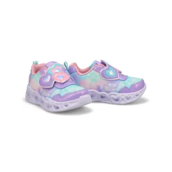 Skechers Heart Lights Baby and Toddlers Lavender/Light Pink New