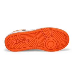 Adidas Hoops 3.0 K Kids White/Black/Orange Discount