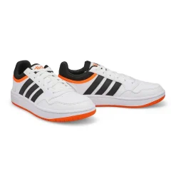 Adidas Hoops 3.0 K Kids White/Black/Orange Discount