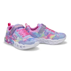 Skechers Infinite Heart Lights Girls Lavender/Multi Best