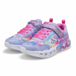 Skechers Infinite Heart Lights Girls Lavender/Multi Best