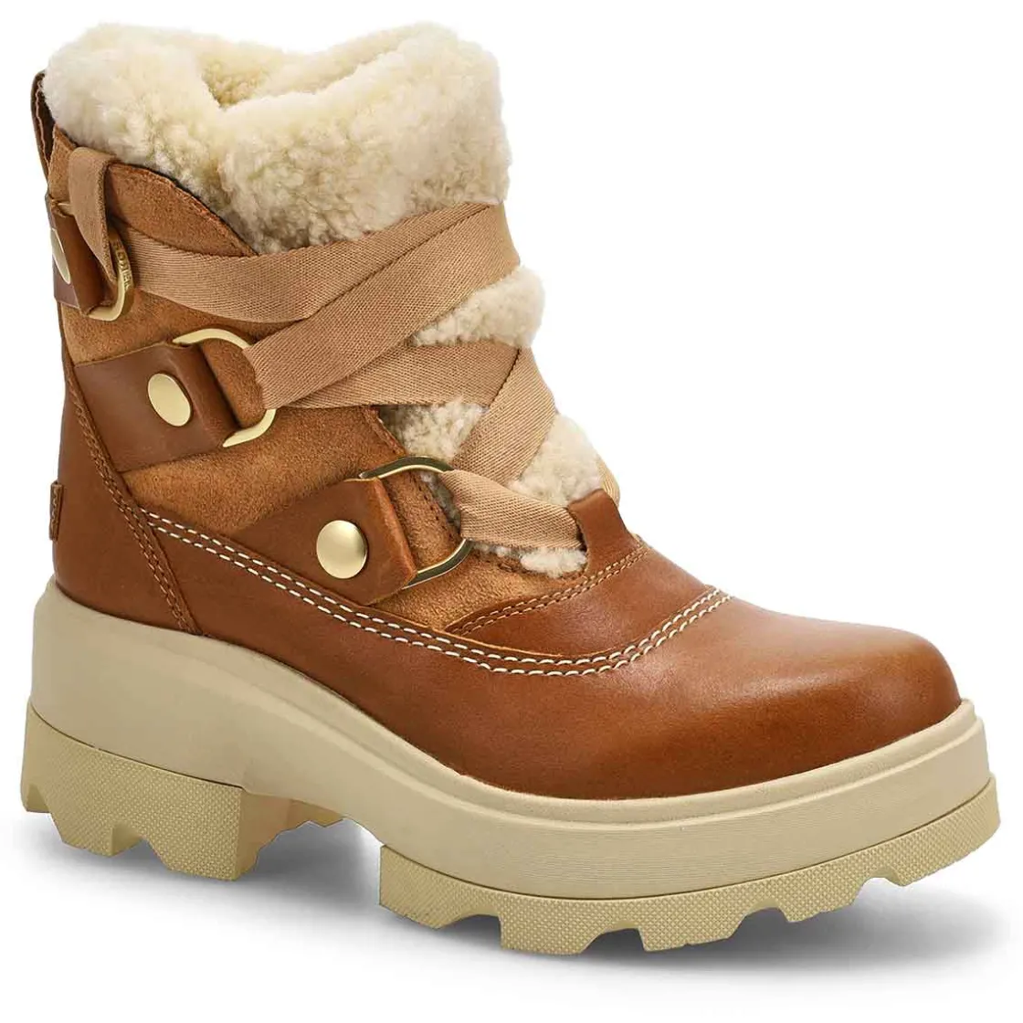 Sorel Joan Frwd Cozy Women Tawny Buff/Honey/White Sale