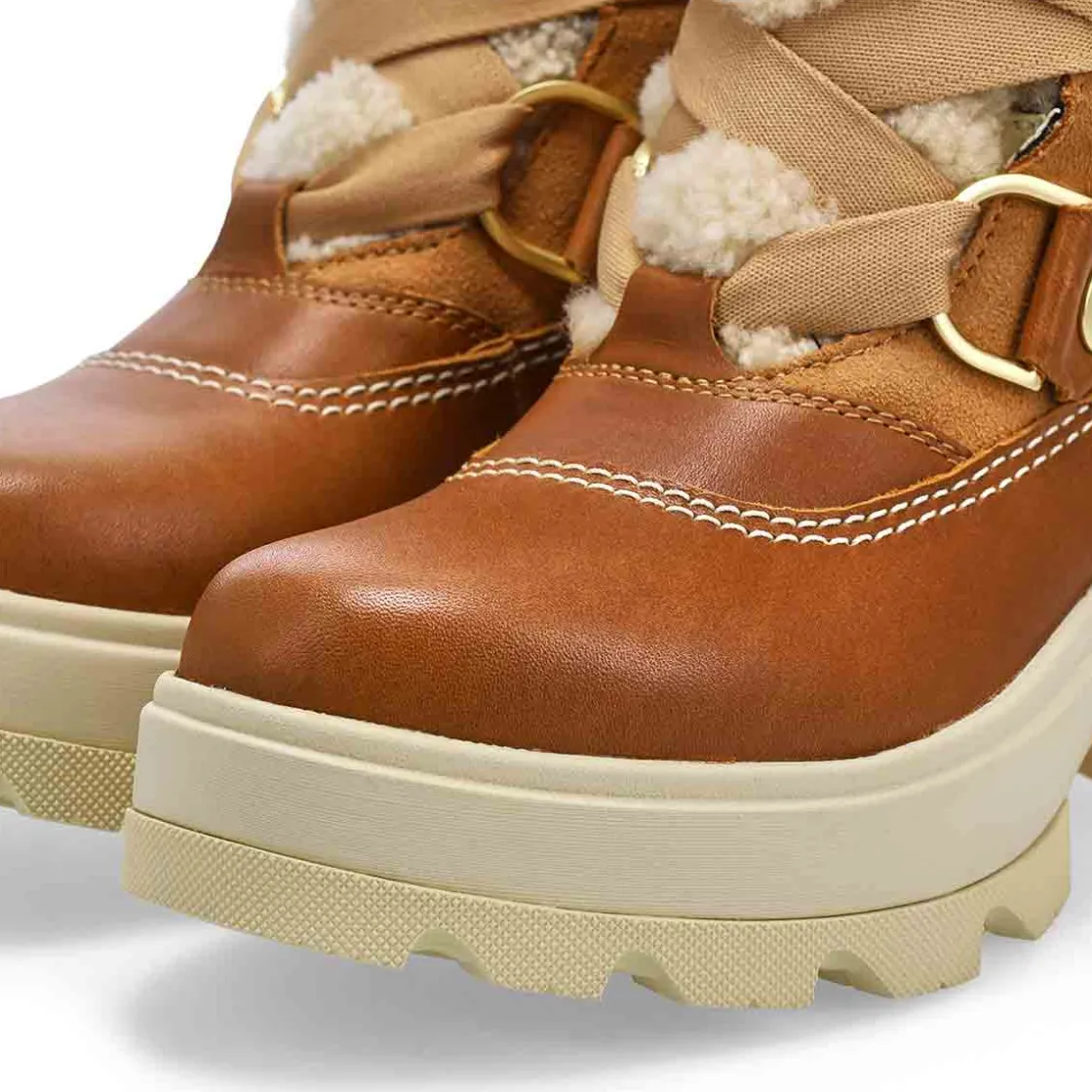 Sorel Joan Frwd Cozy Women Tawny Buff/Honey/White Sale