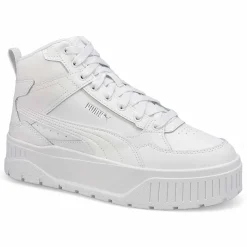 Puma Karmen II Idol Mid Women White/White/SIlver Hot