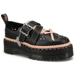 Dr Martens Kemsley Women Black/Powder Pink Hot