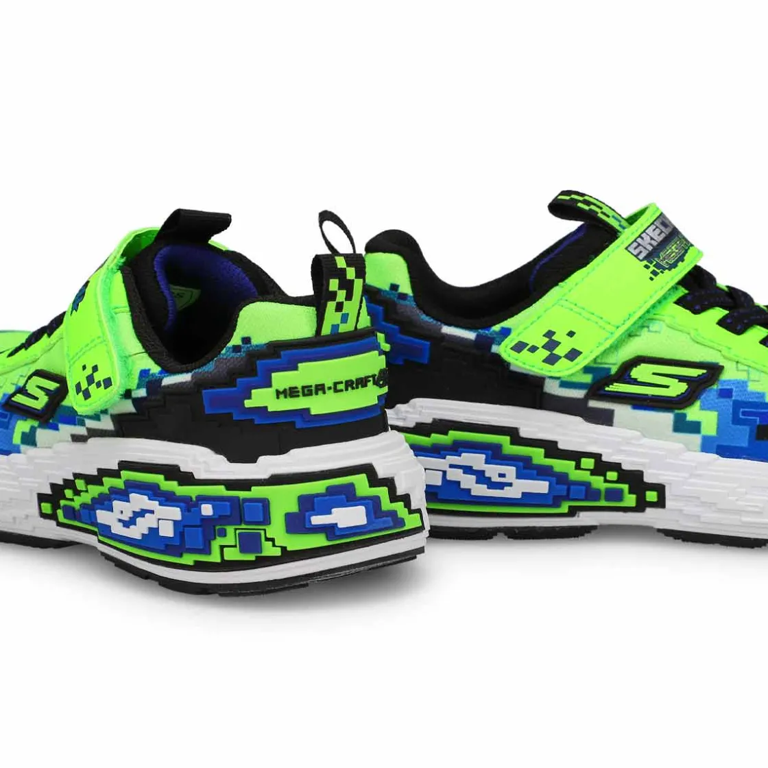 Skechers Mega Craft 4K Boys Lime/Black Discount