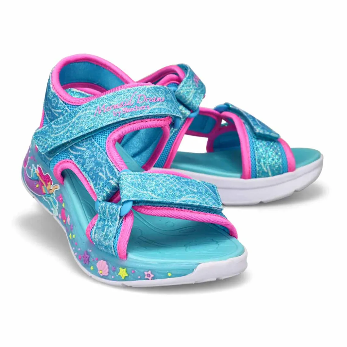 Skechers Mermaid Dreams Sandal Girls Blue/Multi