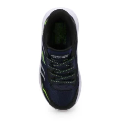 Skechers Meteor-lights Brisk-Beams Boys Navy/Black Discount