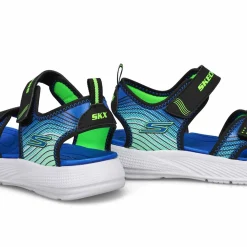 Skechers Microspec-Splash Boys Black/Lime